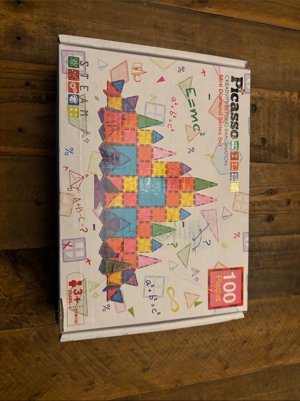 Picasso Tiles Magnetic Building Tiles Set - Multicolor